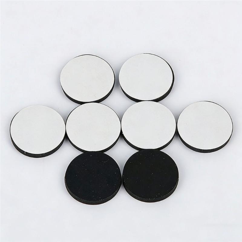 10pcs Round Feet Pad 2/3cm Anti Slip Adhesive Silicone Mat for Game Controller Keyboard Mouse Furniture Shock Absorption