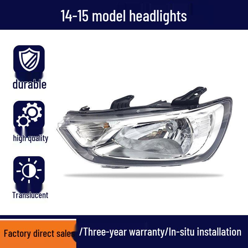Compatible with 2011-2015 Chevrolet Aveo Front Headlight Cover Assembly