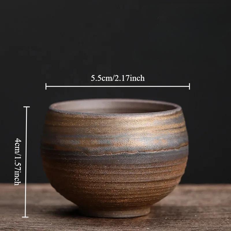 Japanese Style Ceramic Coffee Cup Porcelain Personal Single Pottery Tea Cups Drinkware Wine Mug Water Mugs Gift