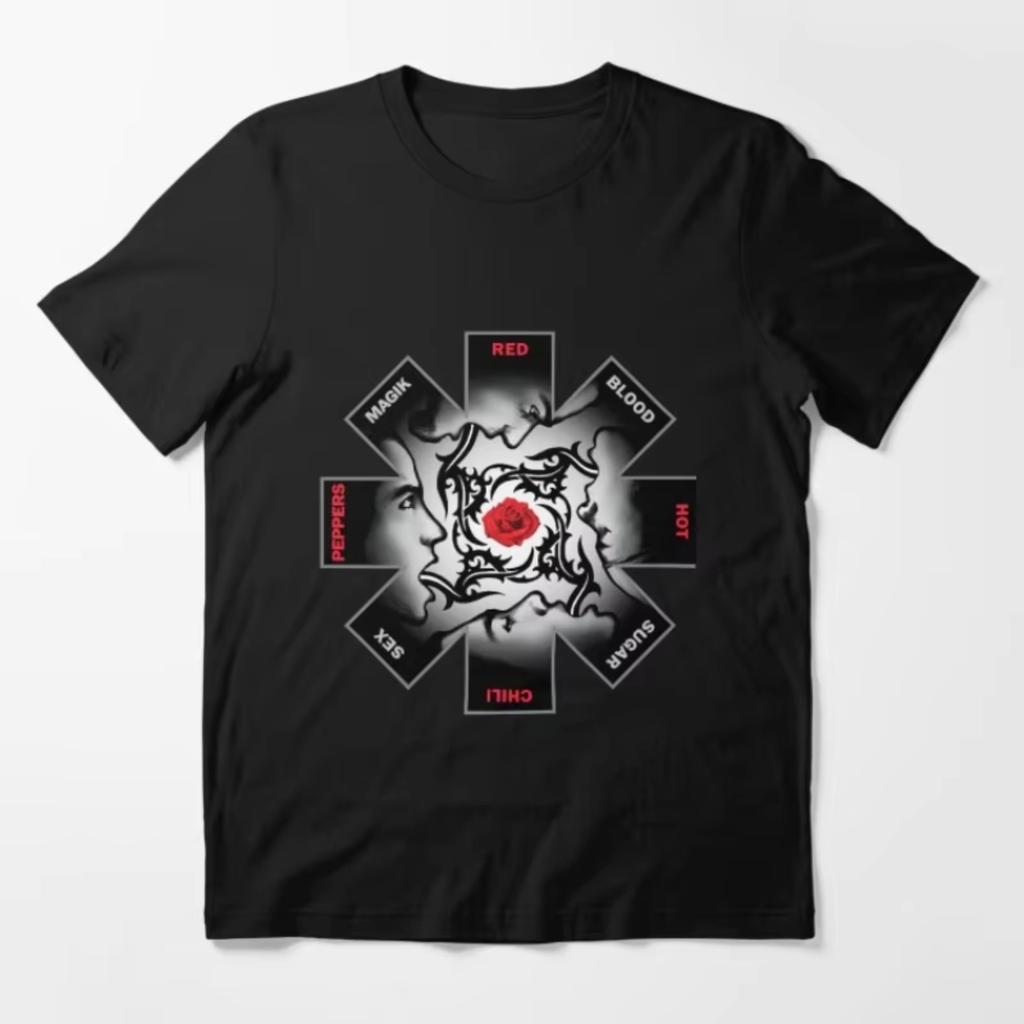 Red Hot Chili Peppers Cotton Unisex Shirt Clothing Unisex Fashion Short Sleeve Y2k Oneck Oversized
