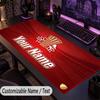 Custom Text Big Mousepad, Extended Desk Pad For Laptop Work GameOlympiacos