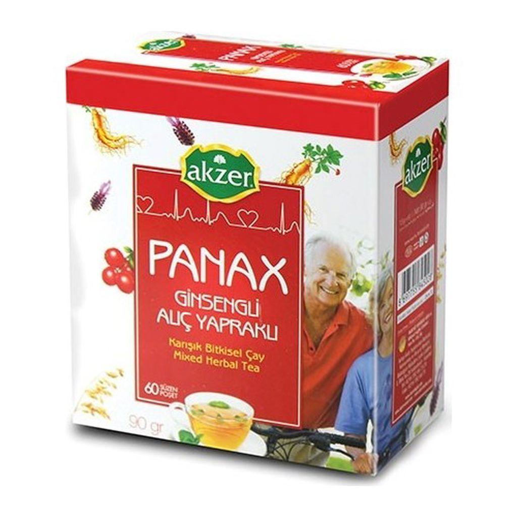 

Смешанный травяной чай Panax с женьшенем и листьями боярышника, 60 чайных пакетиков