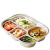 JingJingRS Kids 316 Stainless Steel Panda Divided Meal Tray Set