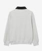 MINDBRIDGE Denim Collar Contrast Oversized Sweatshirt