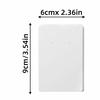 100pcs White Earring Cards Black Blank Jewelry Card Kraft Paper Jewelry Card  Selling Jewelry