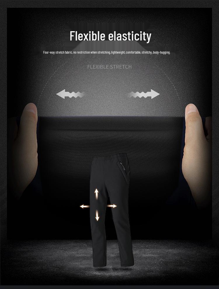 New Autumn/Winter Outdoor Fleece Windproof Skiing & Mountaineering Pants for Couples - Four-Way Stretch Softshell, Unisex.