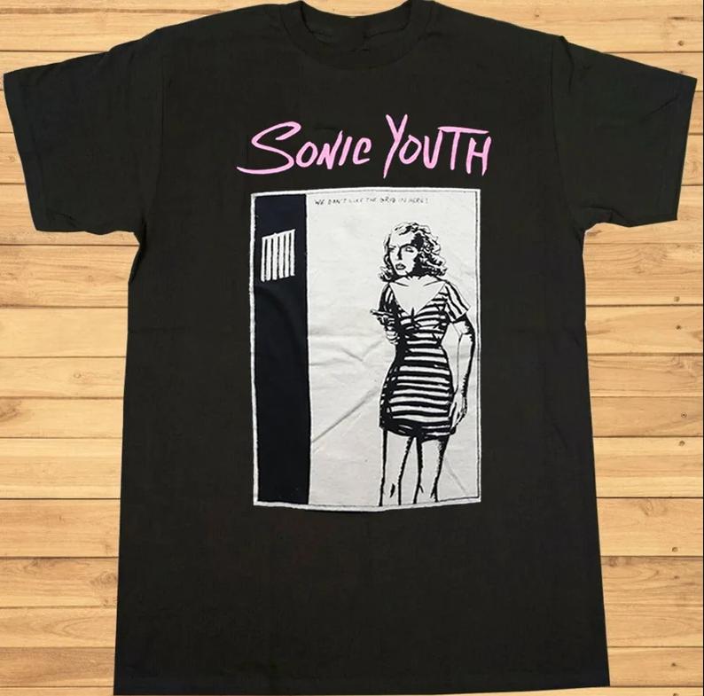 Sonic Youth T-Shirt 1990 Sonic Youth Goo Konzert Wir Mögen Das Essen Hier Nicht Sh
