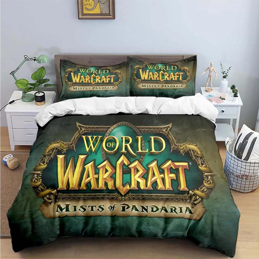 Hot Fashion 3D Game W-Warcraft Print Bedding Sets Bed Supplies Set Duvet Cover Bed Comforter Set Bedding Set Luxury Gift