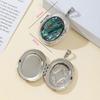 Shell Pendant With Electroplated Finish For Jewelry Making And Gift