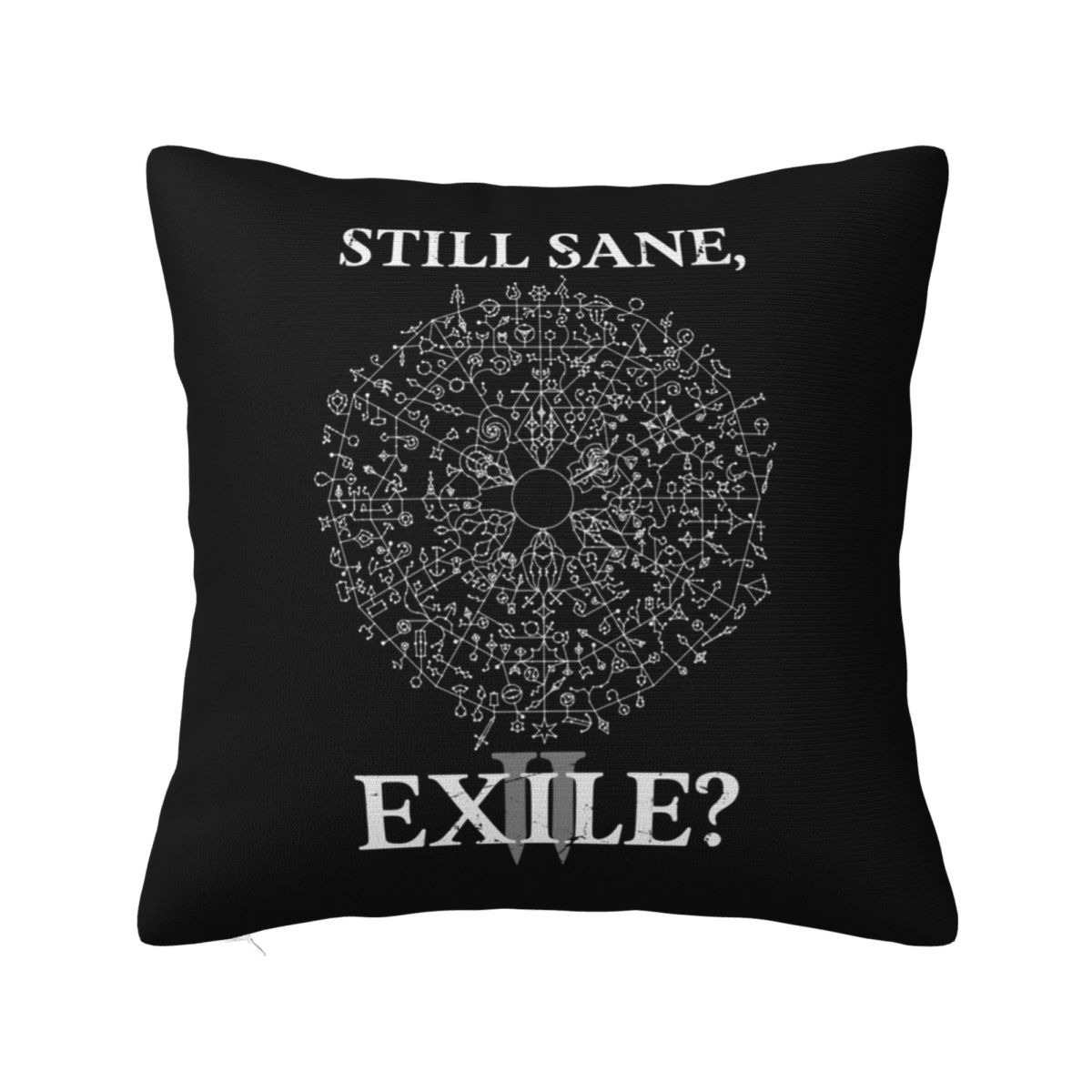 Path Of Exile  Still Sane Exile Square Pillowcase Pillow Cover Cushion Zip Decorative Comfort Throw Pillow for Home Sofa 30x30 cm 12x12 in