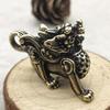 Brass Fengshui Dragon Ornament for Good Fortune and Happiness Ornaments for Home Desktop Car Vintage Decorations