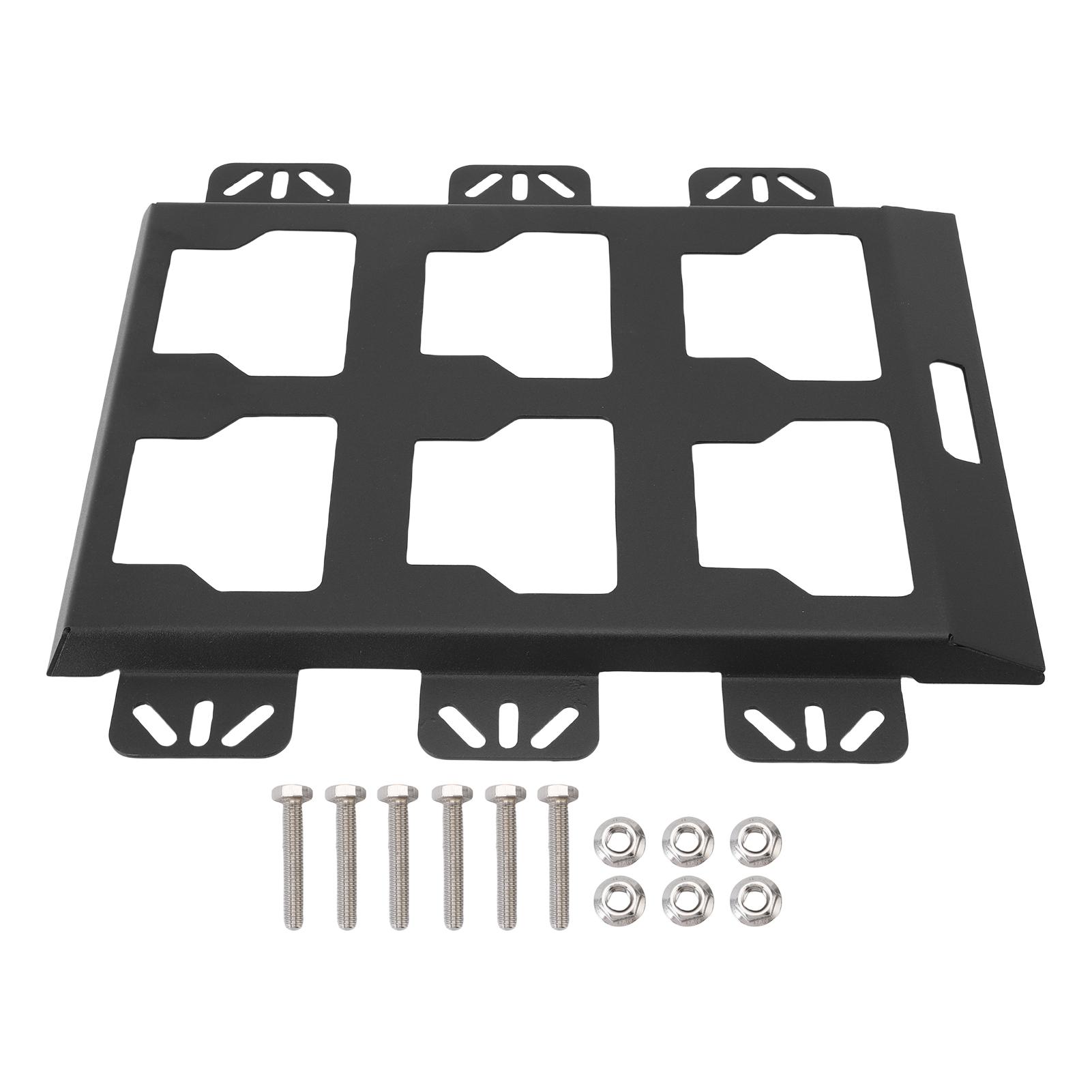 Mounting Plate Fit for Packout Tool Storage and Organization System Stainless Steel Powder Coating Toolbox Base Plate