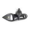 Pristine SAINT LAURENT PARIS pumps pointed toe stiletto heels black leather 37.5 Used