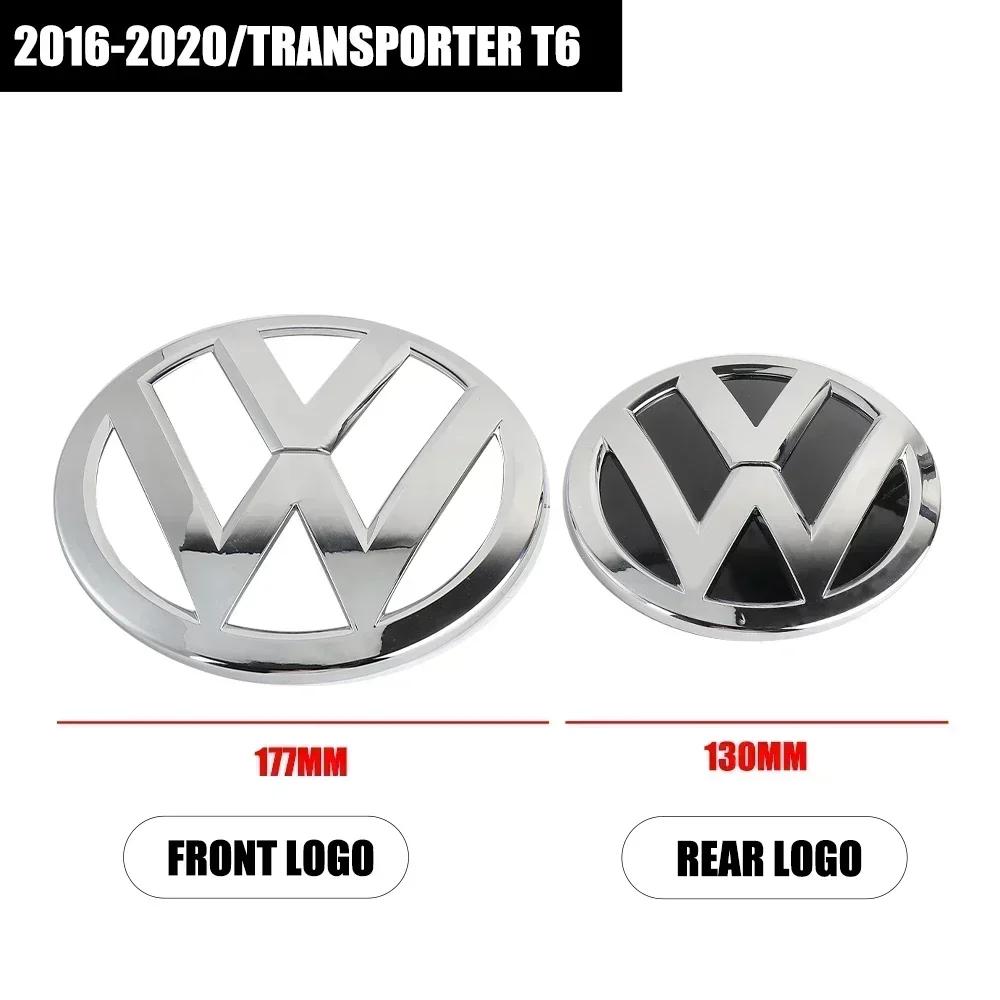 1/2Pcs For Volkswagen VW Transporter T6 2016 2017 2018 2019 2020 Car Original Front Grille Badge Cover Trunk Lid Sticker Zj3