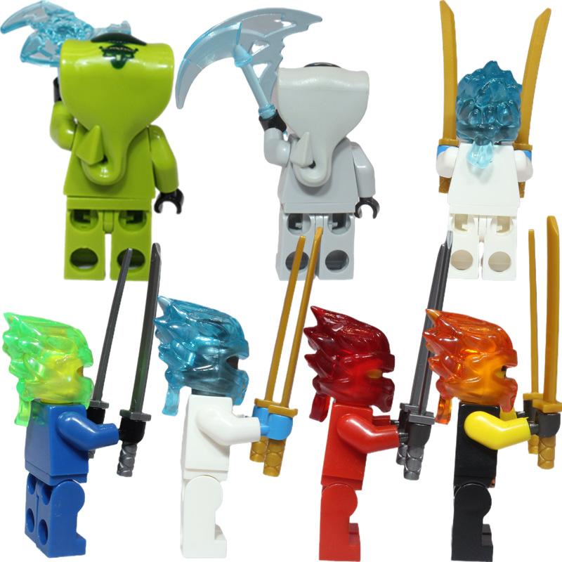 Building Block Season 13 Building Block Endured Figurine Villain Snake Monster Assembled Building Block Toy Man