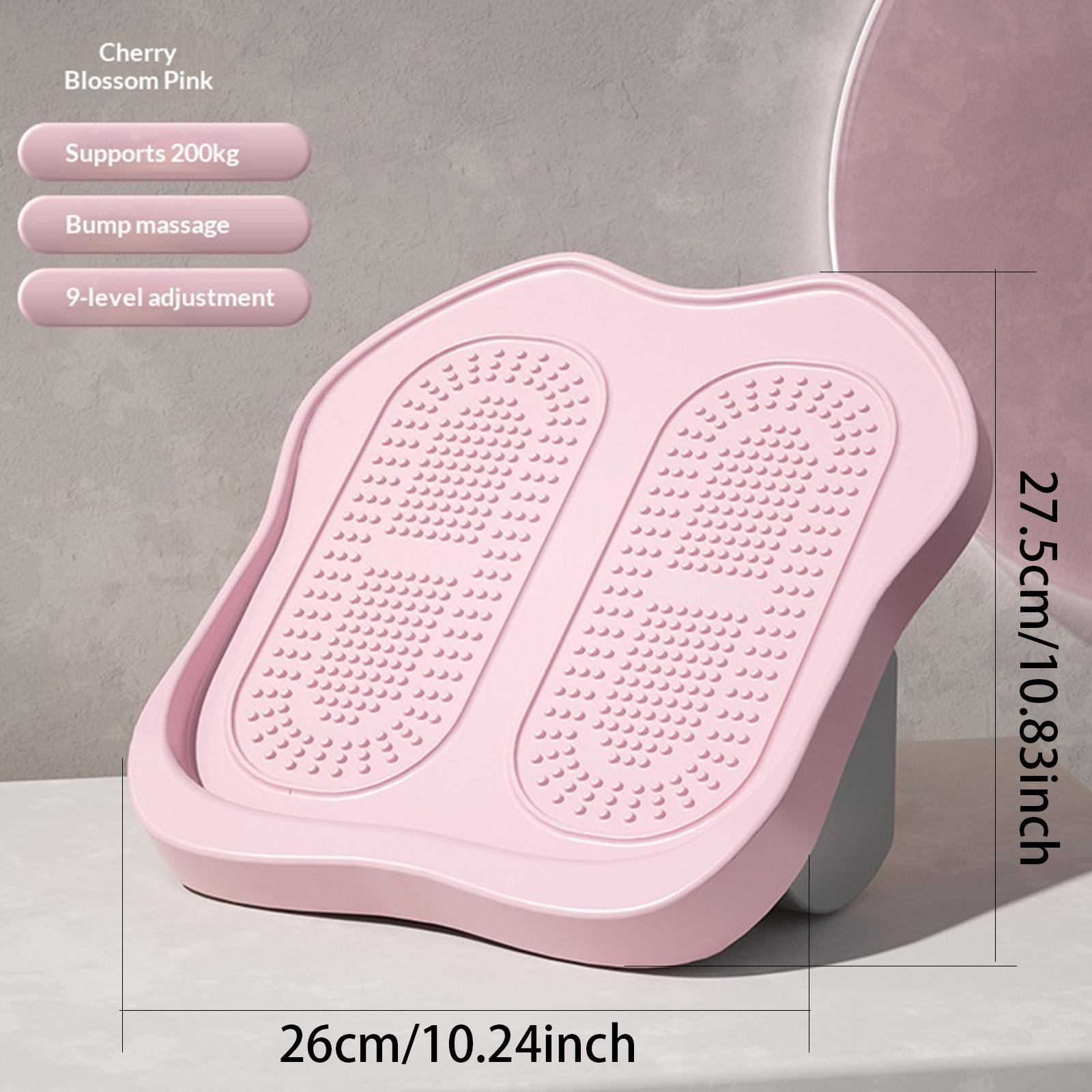 

Наклонная доска для растяжки икр для упражнений, растяжки, физиотерапии для облегчения подошвенного фасциита, регулируемая наклонная пластина розовый