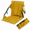 Lightweight Stadium Chair Storage Pocket Foldable Seat Adjustable Straps Portable Bleacher