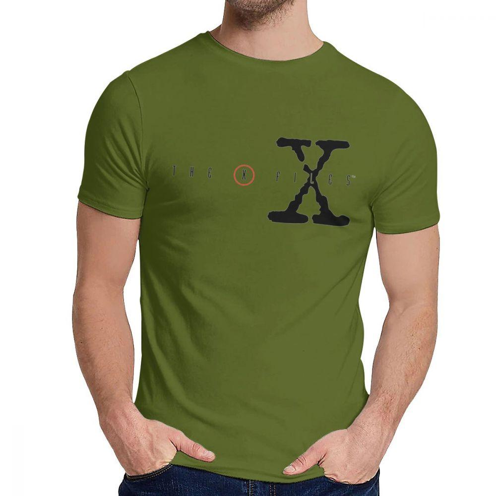 Summer The X Files Tee Shirt For Male Crazy Natural Cotton Short Sleeve O Neck