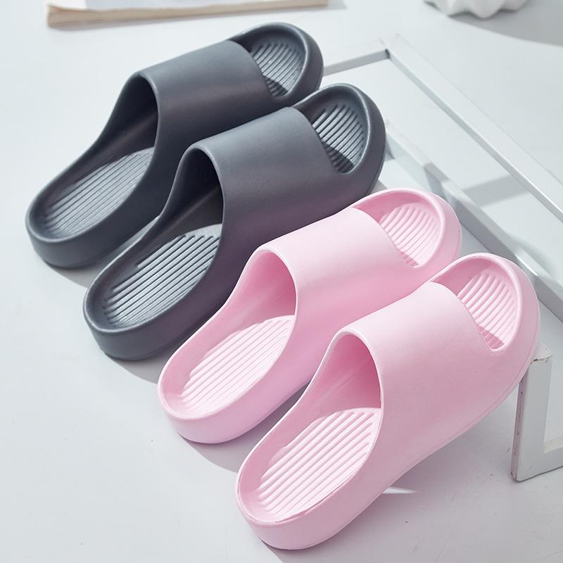 Slippers women's summer indoor and outdoor wear non-slip bathroom bath home home sandals men's home