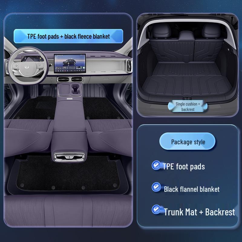 Leapmotor B01 TPE2026 Floor Mats: Custom Five-Seater Car Interior Carpet Accessories