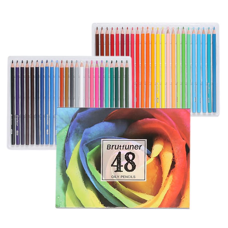 Oil-Based Colored Pencils: 520 Total with 120 and 72 Color Sets for Art Classes, Graffiti, and Drawing.