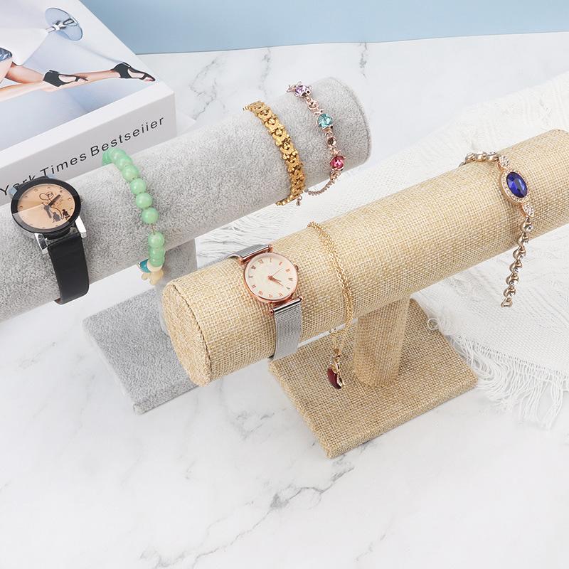 Jewelry Chain Hair Band Watch Necklace Bracelet Display Stand Rack Holder T-bar Bracelet Display Stand Holder Watch Display