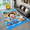 Tappeto Tappeto Cartoon Anime One Piece 3D per Stanza dei Giochi Camera da Letto Soggiorno Divano Arredamento per la Casa, Tappeto per Area Giochi Bambini Tappetino Antiscivolo per Pavimenti