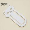 3D Printed Cat Bookmark, Stable Clamping Book Clip, Not Easy To Fall Off Non-Scratch Bookmark, Practical Reading Mark for Book Accessory