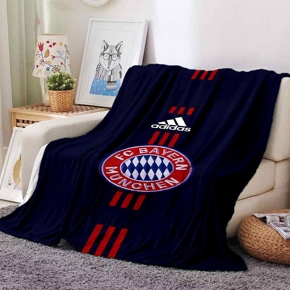 Bayern Munich emblēmas pledi Flaneļa apdrukāts