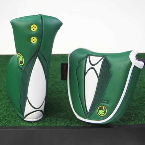 Golf Putter Cover Scratch-resistant Fine Workmanship Dirt-resistant Moisture Proof Magnetic Dustproof Tear Resistant Magnetic Mallet Blade Headcover