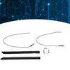 NGFF M.2 WiFi 6E Wireless Card 2.4G 5G Dual Band 1800Mbps   5.2 PC   Adapter with Dual 8DB   Support for   10 11