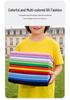 Summer Children's Cotton Short Sleeve Round Neck Loose-Fit School Uniform T-Shirt