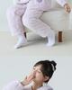 Lulu Cow Girls' Winter Flanell Gesteppter Pyjama - Warme Dreilagige Nachtwäsche für Mittlere und Große Mädchen