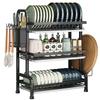 Kitchen Countertop 3-Tier Dish Drying Rack