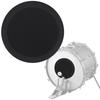 IMPRESA Kick Drum Mute Pad 10 Inch 2-Pack Peel and Stick Hook and Loop Silent Practice Damping Drum Silencer