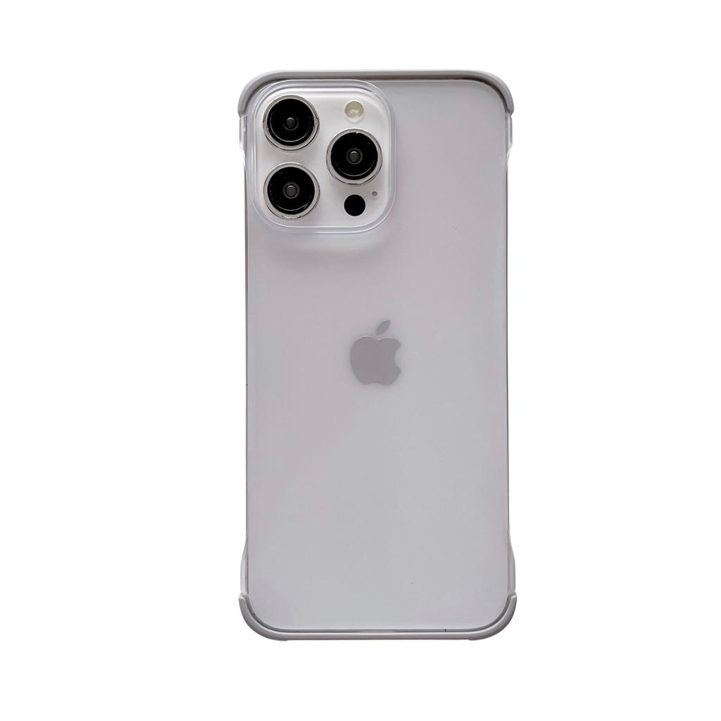 Applicable To Apple 16 Mobile Phone Case Contrasting Color Two-in-one IPhone 15 Skin Feeling Without Border 14promax Summer Heat Dissipation
