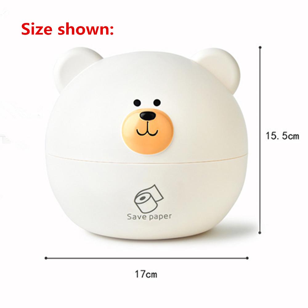 Søt Bear Tissue Box Nordic Roll Paper Oppbevaringsboks Tissue Box Container Håndkle Serviett Tissue Holder