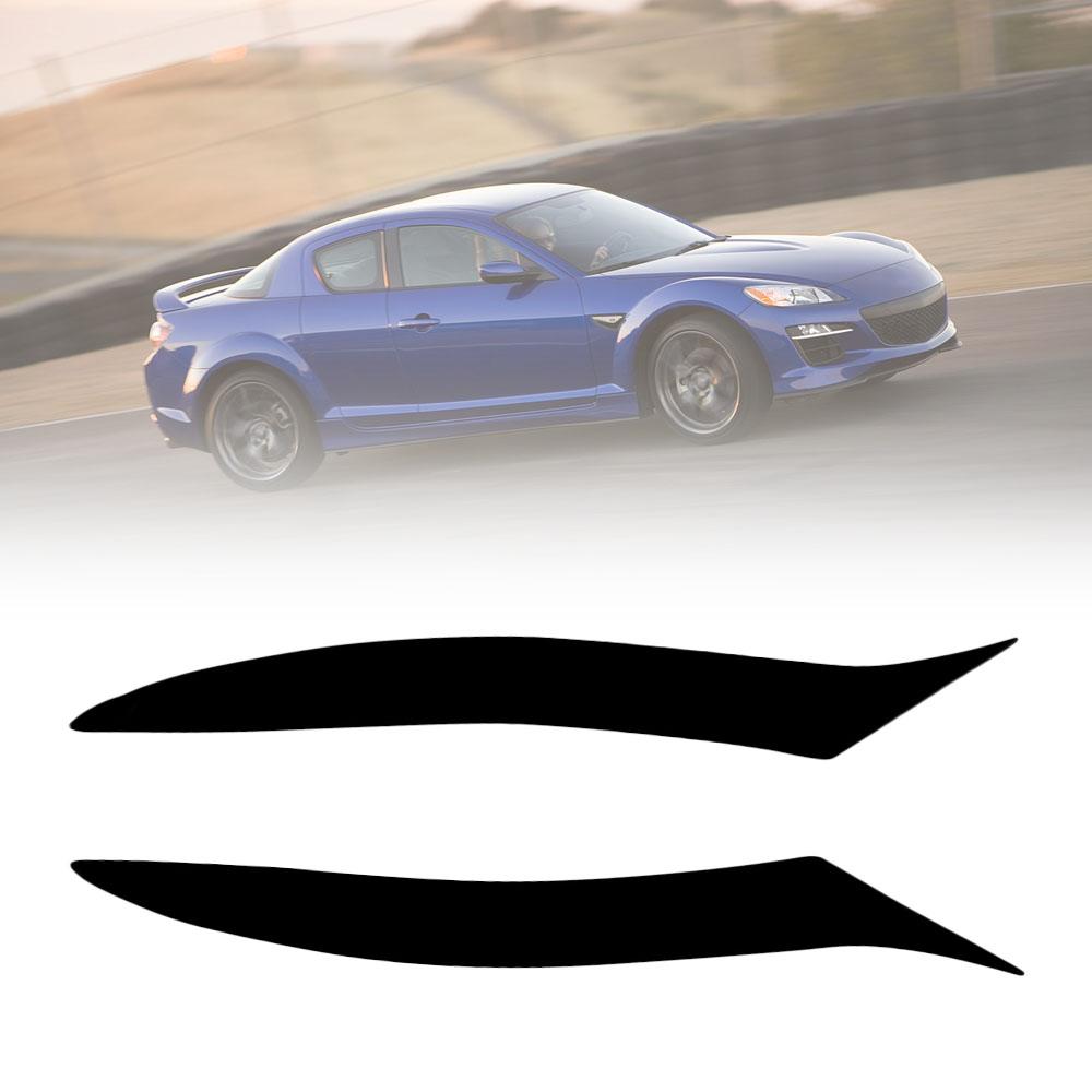 Auto Frontscheinwerfer Augenlid Augenbraue Abdeckung Verkleidung Scheinwerfer Augenlid Augenbraue Abdeckung Für Für Mazda RX-8 2009 2010 2011 2012
