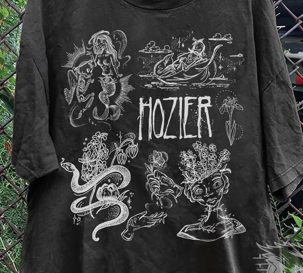 

TG Hozier musician shirt BLACK short sleeve All sizes S to 5Xl Unisex T-Shirt S