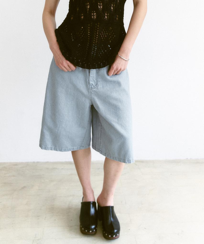 SSEMI Summer Burmuda Denim Pants(Bl)