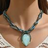 Bohemian Handmade Multilayer Beaded Ethnic Women's Necklace for Everyday Wear