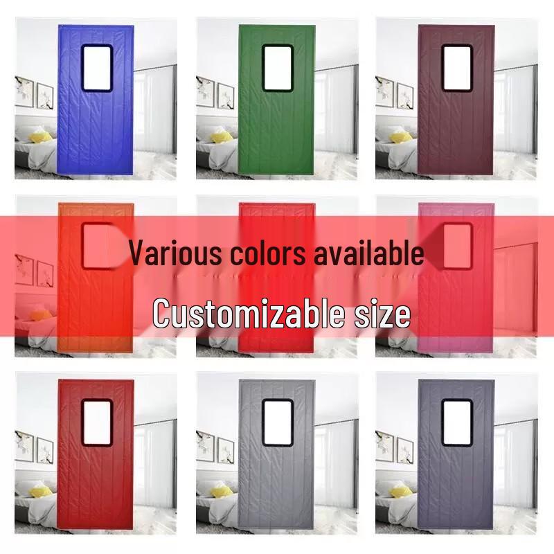 QINGERPLR All-Season Waterproof Insulated Door Curtain