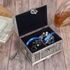 Vintage Style Jewelry Storage Box Delicate Ring Necklace Organizer Case with Lock
