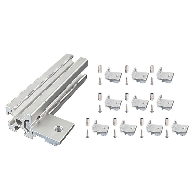 10pack European Standard Aluminum Profile Shelf Brackets for 202 3030 4040 Supports Heavy Type and Easy Installation