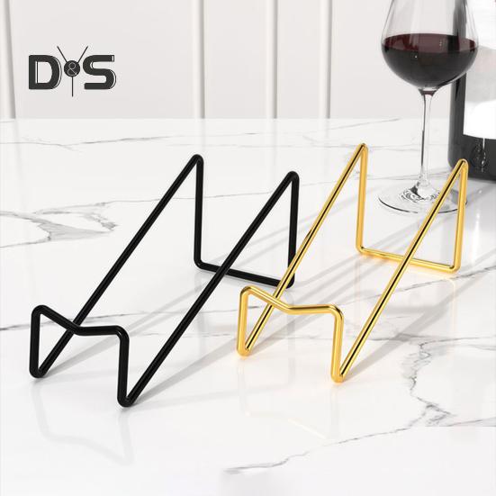Stojan na víno na pracovní desku, železný držák na láhev vína, držák na pivo, šampaňské, police na nápoje, stojan na domácí barový pult, dekorace