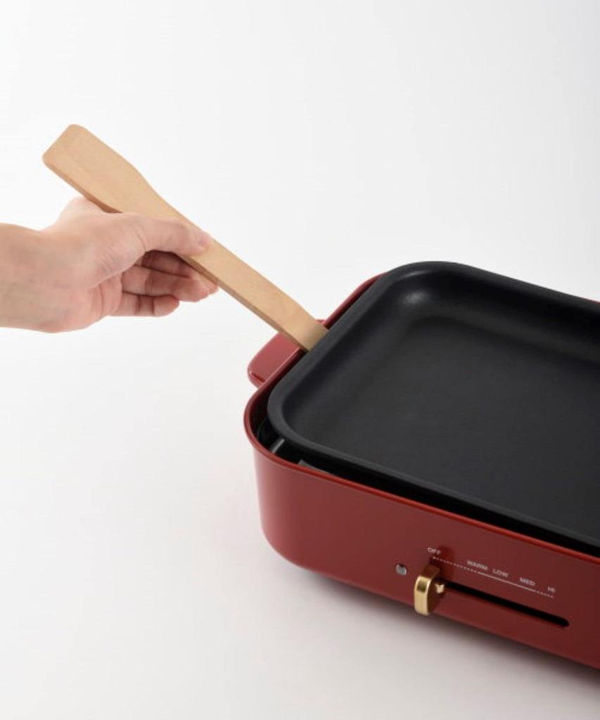 BRUNO Compact Hot Plate Main Unit 5 Types of Plates Ceramic Coated Pot Flat Recipe Book Included White Stylish Cute This 1 Unit Lid Included 1200w