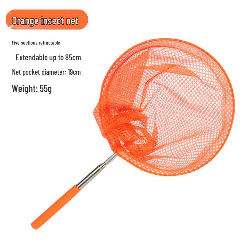 Kids' Telescopic Butterfly Net & Leakproof Folding Bucket Set for Beach and River Play