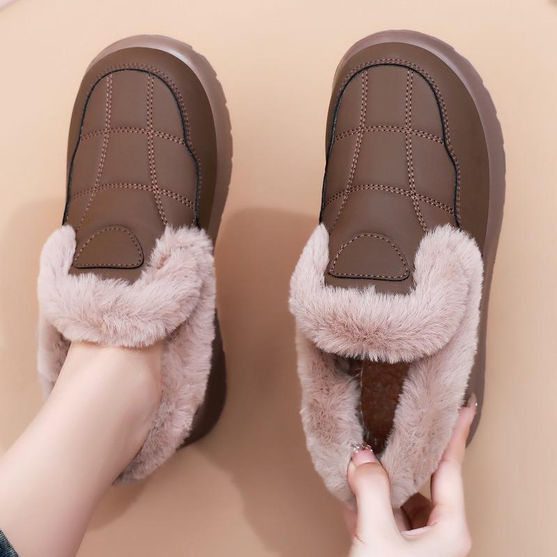 New Cotton Shoes, Women's Shoes, Soft-soled Snow Boots, Fleece and Thickened Warm Cotton Boots, Versatile Shoes, Ankle Boots