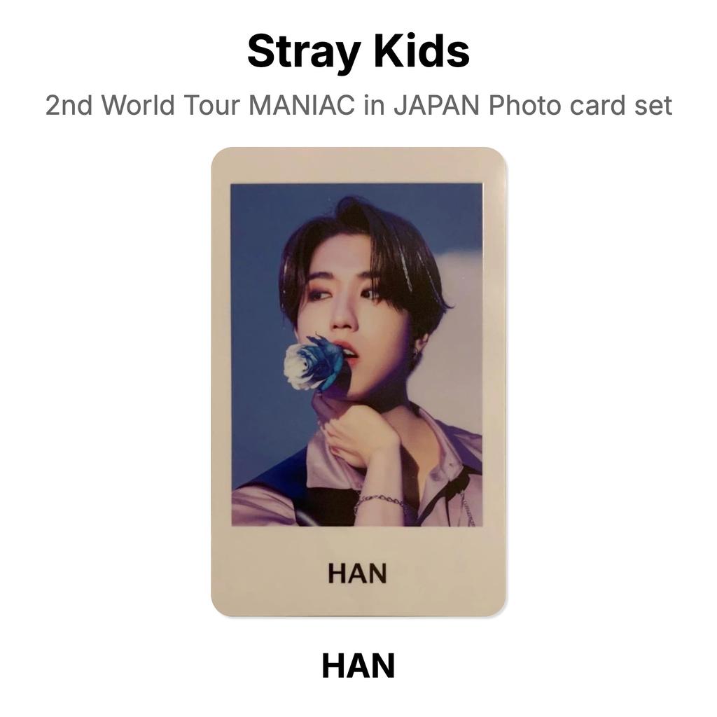 Stray Kids 2. světové turné MANIAC v JAPONSKU Sada fotokaret Oficiální fotokarta