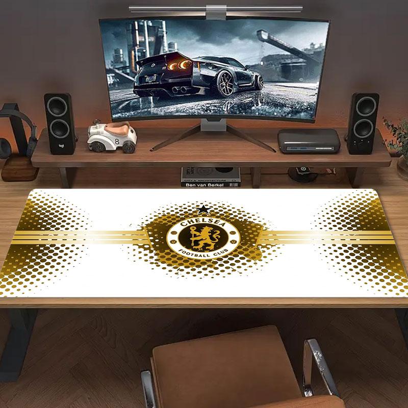 Chelsea F Large Size Mouse Pad Large Gaming Table Cushion Non-slip Laptop Tablet Big Mousepad XXL Mat Mini PC Playmat With Lock edge
